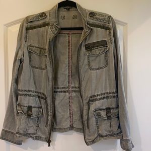 Vintage Wash Utility military jacket